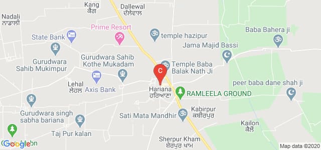 Hariana, Hoshiarpur, Punjab 144208, India