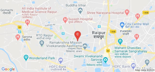 Pragati College, Near Shikahar Medical Store, Central Avenue, Choubey Colony, Ramkund, Raipur, Chhattisgarh, India