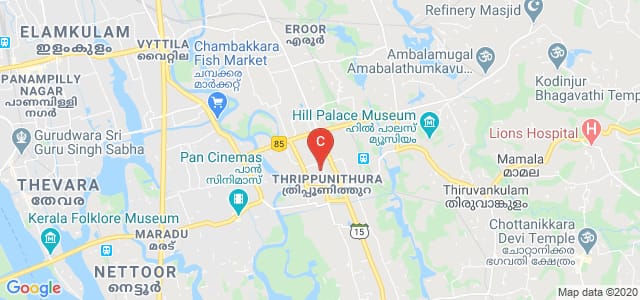 Chinmaya College of Arts, Commerce and Science, Layam Road, Near Statue Juntion, Thrippunithura, Kochi, Kerala, India