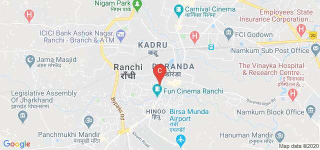 Doranda College, Ranchi, Hinoo Main Road, Opp. Shree Krishna Park, Shyamali Colony, Doranda, Ranchi, Jharkhand, India