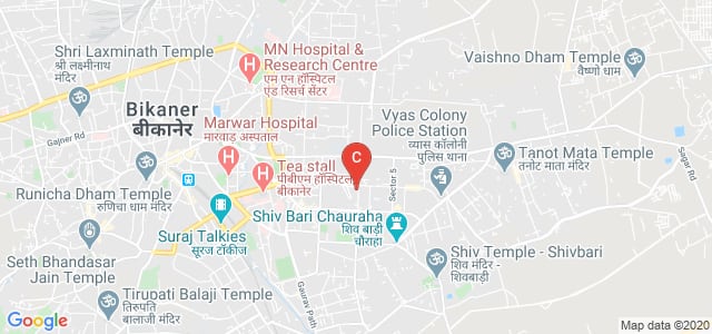 Government Law Post Graduate College, Dungar College Road, Jai Narayan Vyas Colony, Bikaner, Rajasthan, India