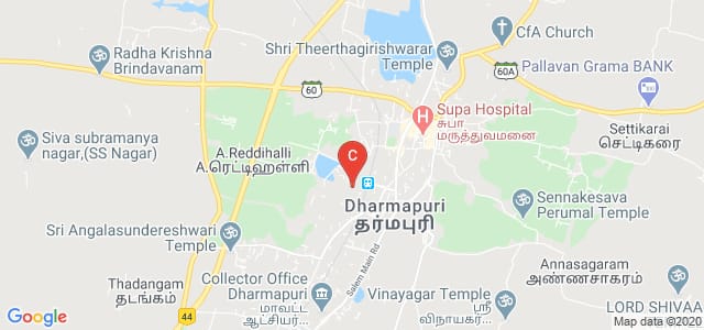 Government Dharmapuri Medical College And Hospital, Netaji Byebass Rodw, Nelli Nagar, Dharmapuri, Tamil Nadu, India