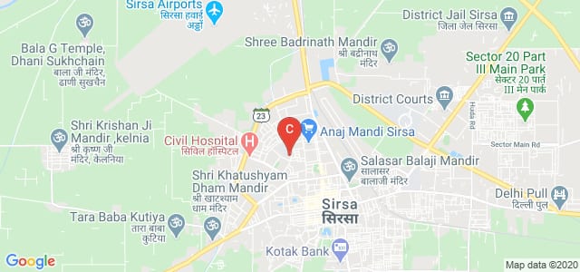 Lala Hansraj Phutela College of Law, Sirsa, B Block, Sirsa, Haryana, India