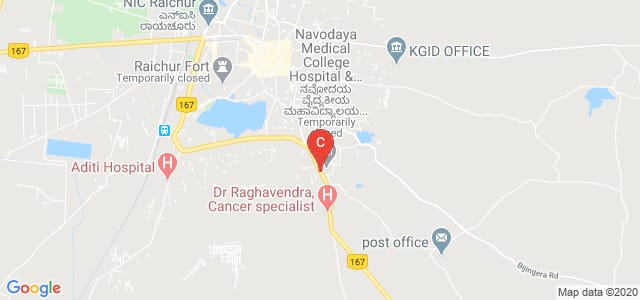 Navodaya Medical College Raichur, Ashok Nagar, Raichur, Karnataka