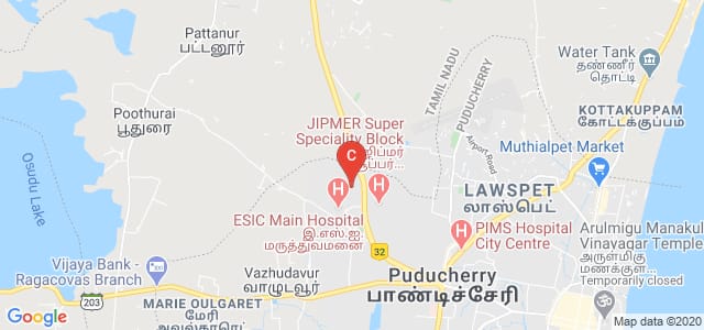 Mother Theresa Post Graduate & Research Institute Of Health Sciences, Indira Nagar, Gorimedu, Priyadarshini Nagar, Puducherry, Puducherry 605006, India