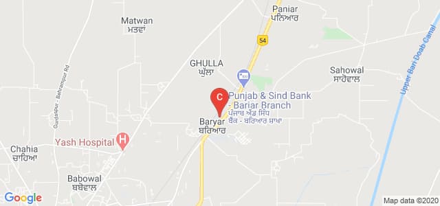 Institute Of Hotel Management, GT Road, Baryar, Gurdaspur, Punjab, India