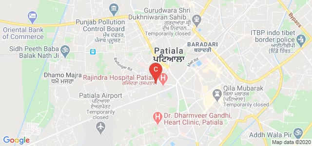 Government Nursing College Rajindra Hospital Patiala, Rajindra hospital, New Lal Bagh, Patiala, Punjab, India
