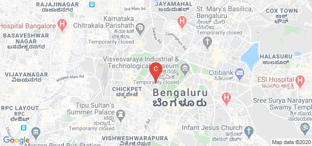 Government Science college, Nrupathunga Road, Sampangi Rama Nagar, Ambedkar Veedhi, Bangalore, Karnataka, India