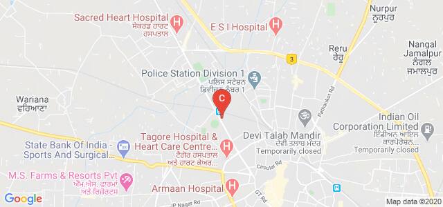 D.A.V. Institute of Physiotherapy & Rehabilitation, Mahatma Hans Raj Marg, Opposite Burlton Park, Gurdev Nagar, Ram Nagar, Jalandhar, Punjab, India