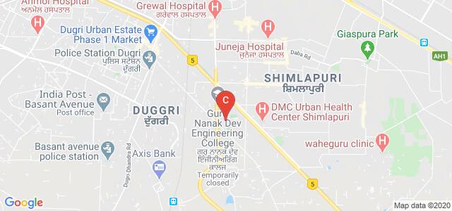 Guru Nanak Dev Polytechnic College, Gill Road, Gill Park, Ludhiana, Punjab, India