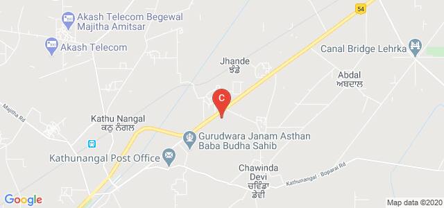 Anand College Of Nursing For Women, Batala - Amritsar Road, Amritsar, Punjab, India