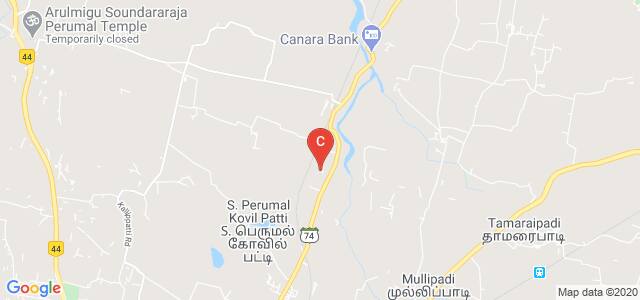 Rvs School Of Architecture, Dindigul - 624005., RVS Nagar, Padiyur, Tamil Nadu, India