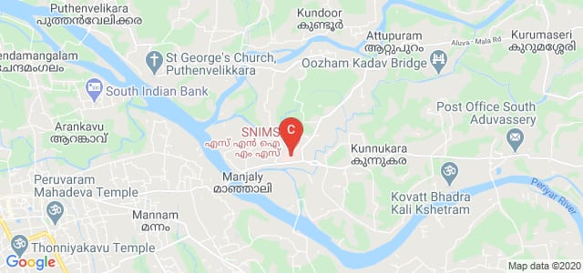 Sree Narayana institute of medical sciences- Snims, Chalakka - Kuthiathode Road, Chalakka, Kunnukara, Kerala, India