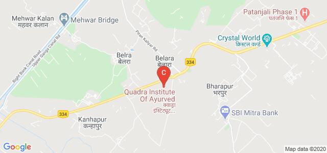 Quadra Institute Of Ayurved, Haridwar Road, Belda, Roorkee, Uttarakhand, India