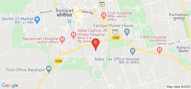 Government Polytechnic Sonipat, near ITI Chowk, Sector 1, Sonipat, Haryana, India