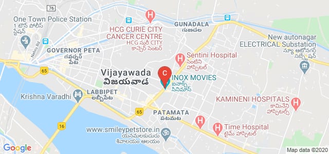 Sai Baba Temple Bus Stop, National Highway 16, Siddhartha Nagar, Benz Circle, Vijayawada, Andhra Pradesh, India