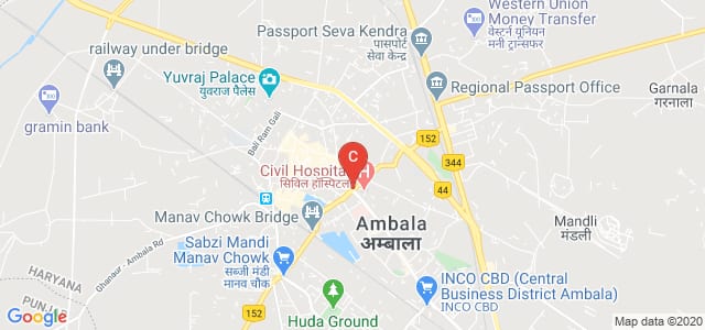 Government Polytechnic College, Ambala City, opposite Civil Hospital, Patti Mehar, Ambala, Haryana, India