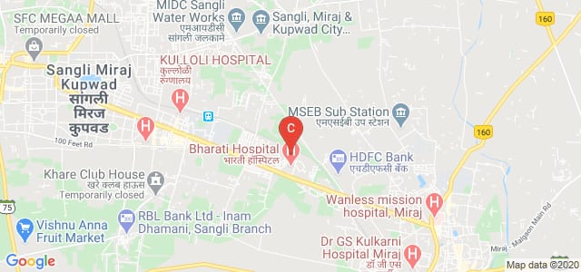 Bharati Vidyapeeth Dental Girls Hostel, Sangli - Miraj Road, Vishrambag, Sangli, Maharashtra, India