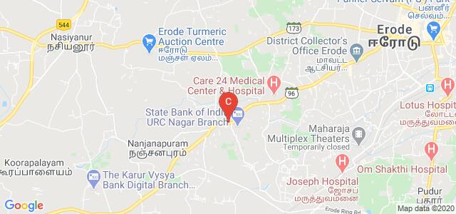 Thindal Bus Stop, State Highway 96, Thindal, Erode, Tamil Nadu, India