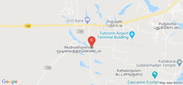 Vagaikulam-Sawyerpuram Road, Mudivaithanendal, Tuticorin, Tamil Nadu 628102, India