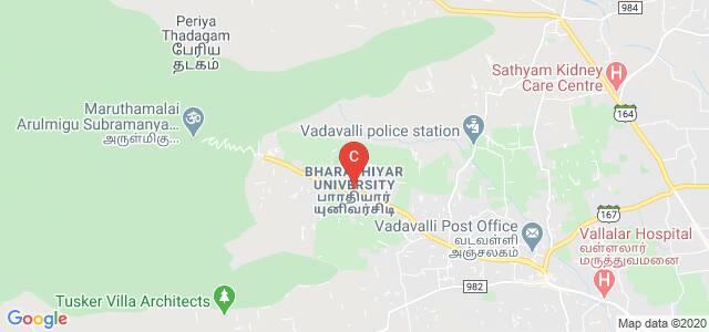 Bharathiar University, Coimbatore, Tamil Nadu, India