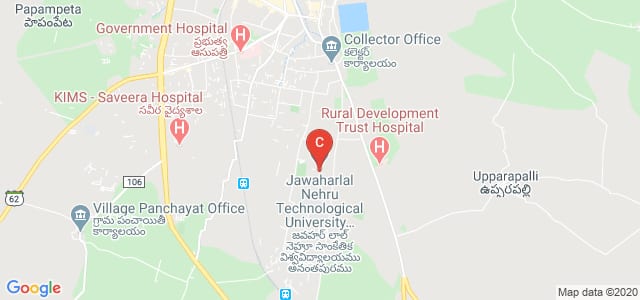 Jawaharlal Nehru Technological University Anantapur, Sir Mokshagundam Visvesvaraya Road, JNTU College Of Engineering, Sharada Nagar, Anantapur, Andhra Pradesh, India