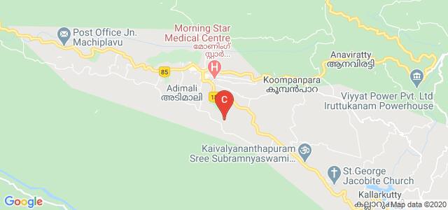 Mar baselios College Road, Polinjapalam, Adimali, Idukki, Kerala, India