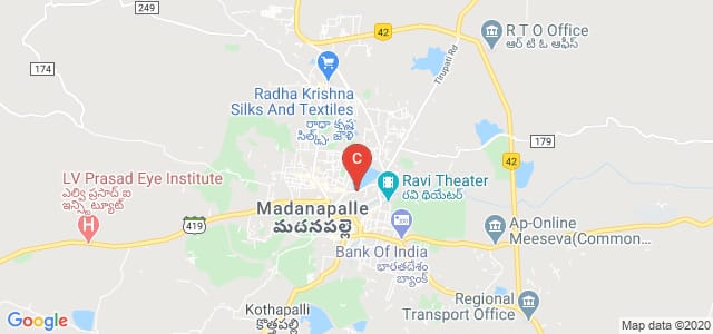 Shri Gnanambika Degree College, Z P High School Road, RRN Colony, Madanapalle, Andhra Pradesh, India
