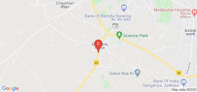 342001, Jodhpur - Balotra Road, Pal village, Jodhpur, Rajasthan, India