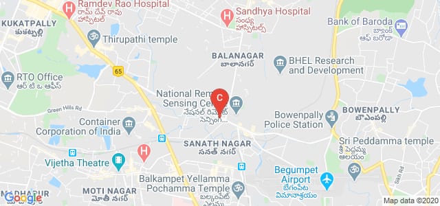 National Institute of Pharmaceutical Education And Research (NIPER), Kukatpally Industrial Estate, Balanagar, Hyderabad, Telangana, India