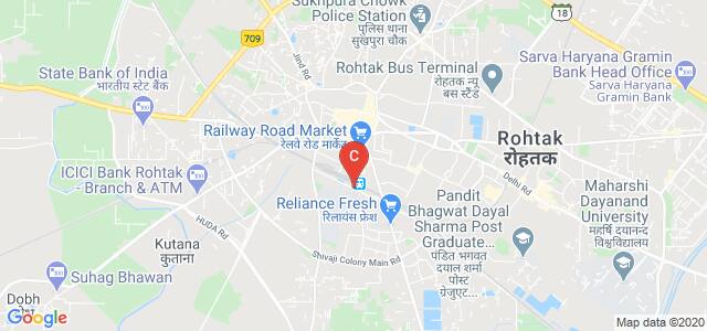 Vaish College Road, Railway Colony, New Grain Market, Rohtak, Haryana, India