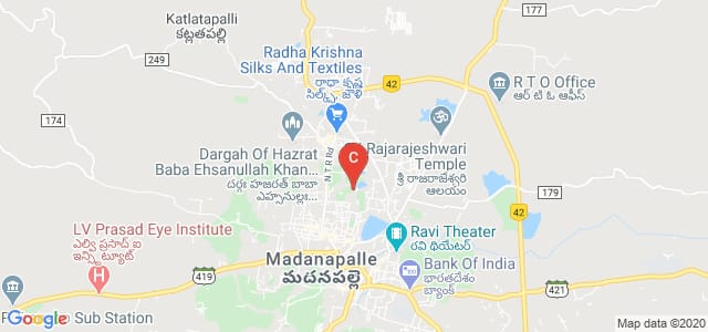 Sri Srinivasa Degree College, 10th Cross Prashanth Nagar, Prasanth Nagar, A.V.Naidu Colony, Madanapalle, Chittoor, Andhra Pradesh, India