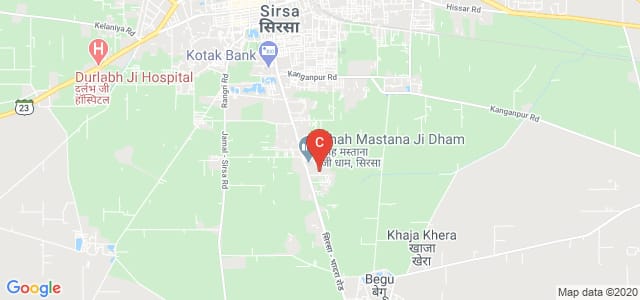 Shah Satnam Ji Boys College, Sukh Sagar Colony, Sirsa, Haryana, India