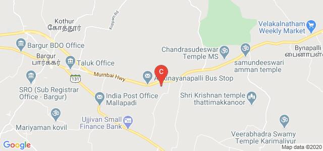 Bargur Government Womens Arts And Science College, NH 46, Vathiyarkottai, Oppathavadi, Tamil Nadu, India