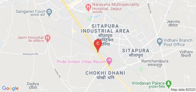 Mahatma Gandhi College of Pharmaceutical Sciences, Tonk Road, Sitapura Industrial Area, Sitapura, Jaipur, Rajasthan, India