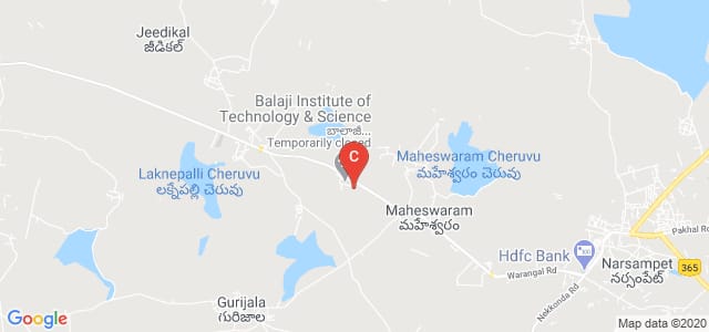 Balaji Institute Of Pharmaceutical Sciences, Warangal, Telangana, India