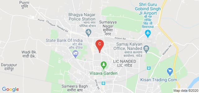 Shri Sharda Bhavan Education Society. Nanded Pharmacy College, OPP. KASTURBA MATRU SEVA KENDRA, Vivek Nagar, Shyam Nagar, Nanded, Maharashtra, India