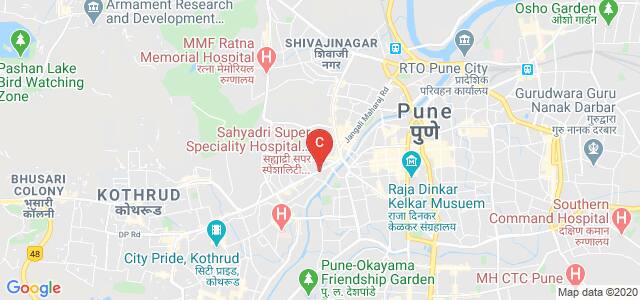 Abasaheb Garware College, Karve Road, opp. Sahyadri Hospital, Kripali Society, Bharati Niwas Colony, Erandwane, Pune, Maharashtra, India