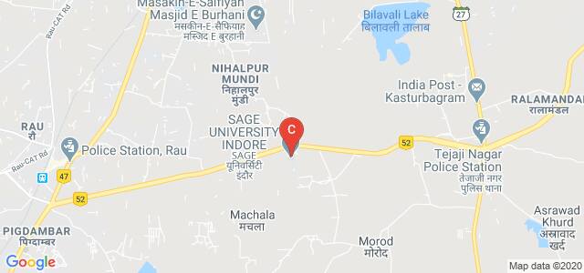 SAGE University, Bypass Road, Kailod Kartal, Indore, Madhya Pradesh, India