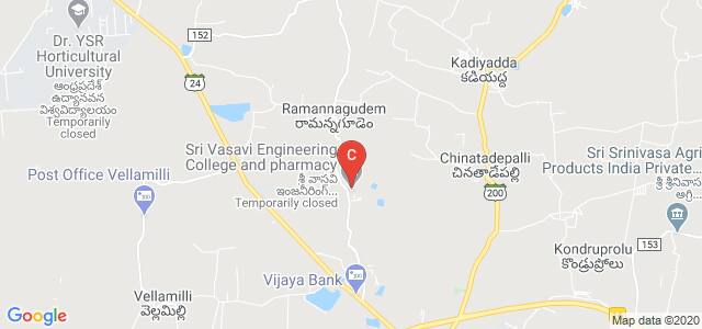 Sri Vasavi Institute of Pharmaceutical Sciences, Tadeppalligudem, Andhra Pradesh, India