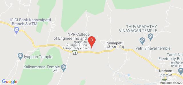 NPR Arts & Science College, Natham, Tamil Nadu, India