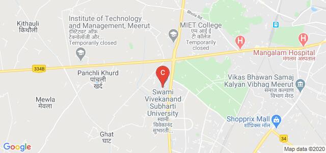 Swami Vivekanand Subharti University, Meerut Bypass Road, Meerut, Uttar Pradesh, India