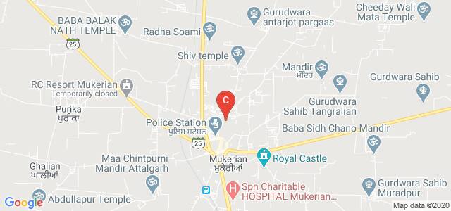 S.P.N College, Railway Rd, Kishan Pura, Mukerian, Punjab, India