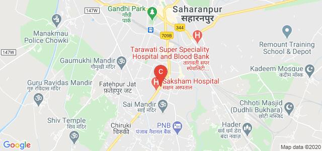 Saharanpur - Delhi Road, Avas Vikas Colony, PoliceLine, Saharanpur, Uttar Pradesh 247001, India