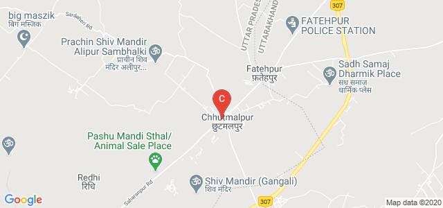 Dehradun Road, Chhutmalpur, Saharanpur, Uttar Pradesh, India