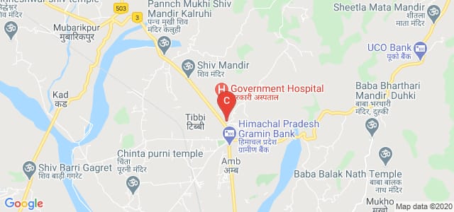 Maharana Pratap Government College, NH70, Amb, Himachal Pradesh, India