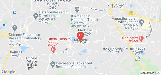T. R. R. College of Technology, Pragathi Colony, Meerpet, Hyderabad, Telangana, India