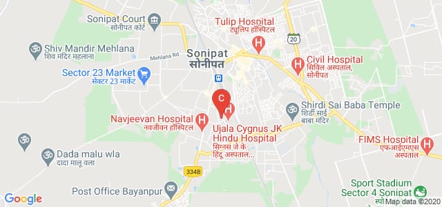 Hindu College of Engineering, Sonepat, Near Cygnus J K Hindu Hospital, Gandhi Nagar, Industrial Area, Sonipat, Haryana, India