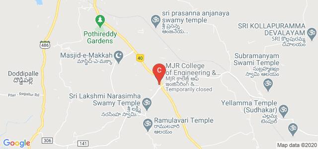 M.J.R. College of Engineering & Technology, Piler, Yerraguntlapalle, Chittoor, Andhra Pradesh, India