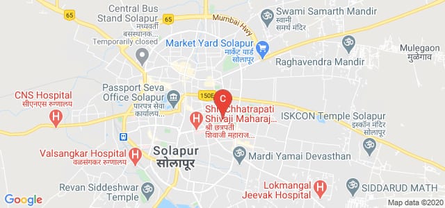 Walchand Institute Of Technology., Walchand Hirachand Marg, Ashok Chowk, Solapur, Maharashtra, India